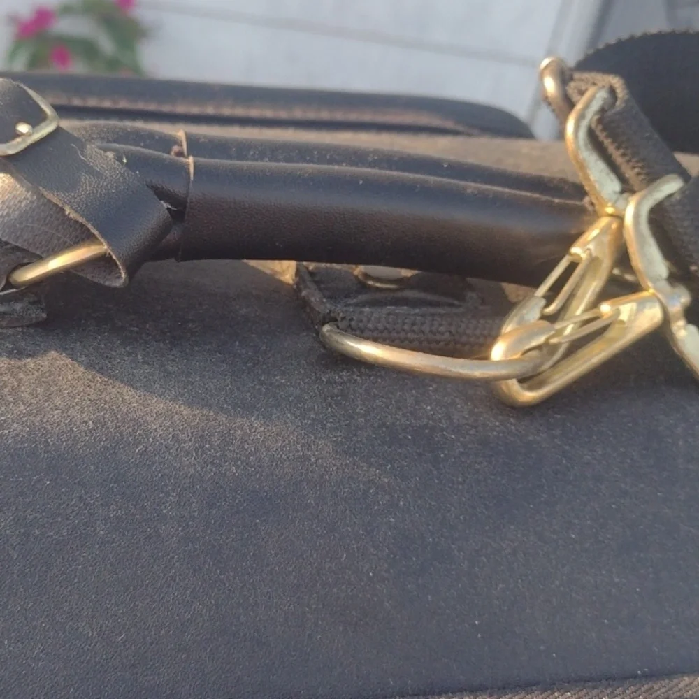 Black Suitcase with Wheels & Telescopic Handle
